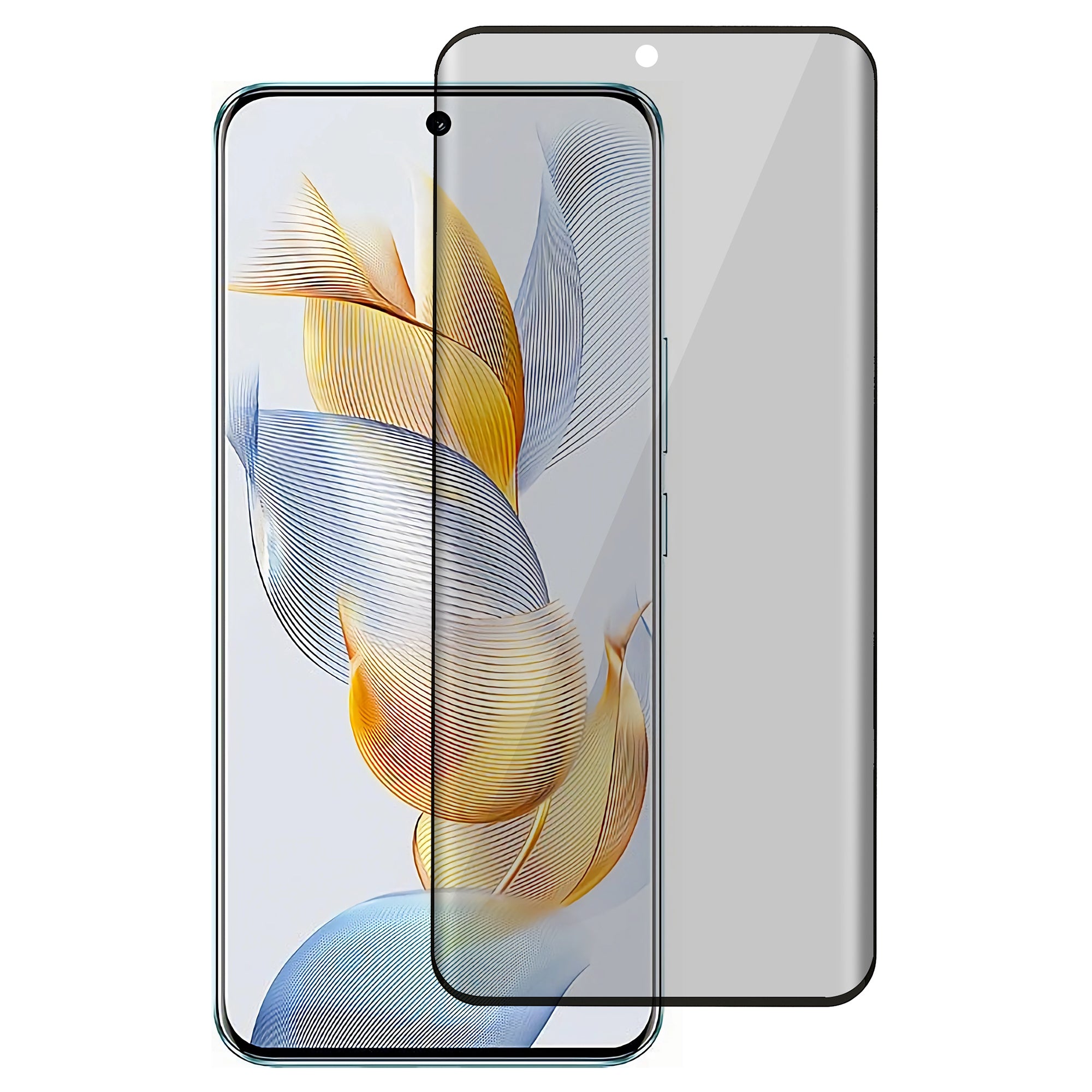 For Honor 90 Privacy Screen Protector Side Glue High Aluminum-silicon Glass Film For Honor 90 Privacy Screen Protector Side Glue High Aluminum-silicon Glass Film